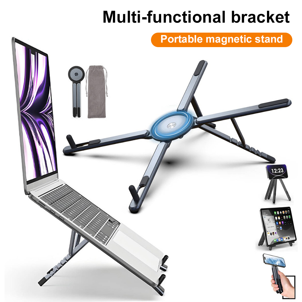 Laptop Accessories Organizer - Портативный магнитный держатель для телефона и