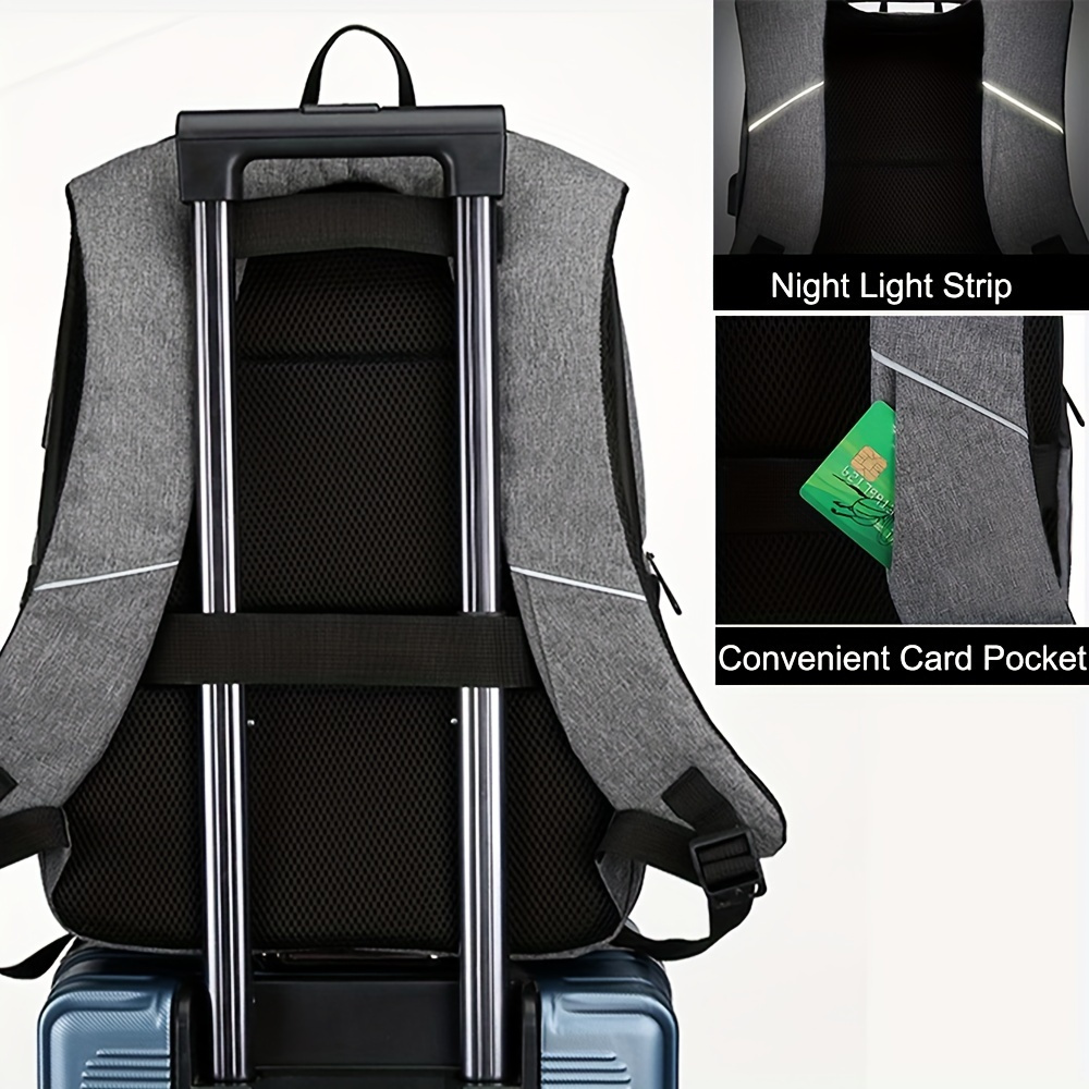 Мужской деловой рюкзак для ноу – обзор и цена Laptop Backpack Anti Theft