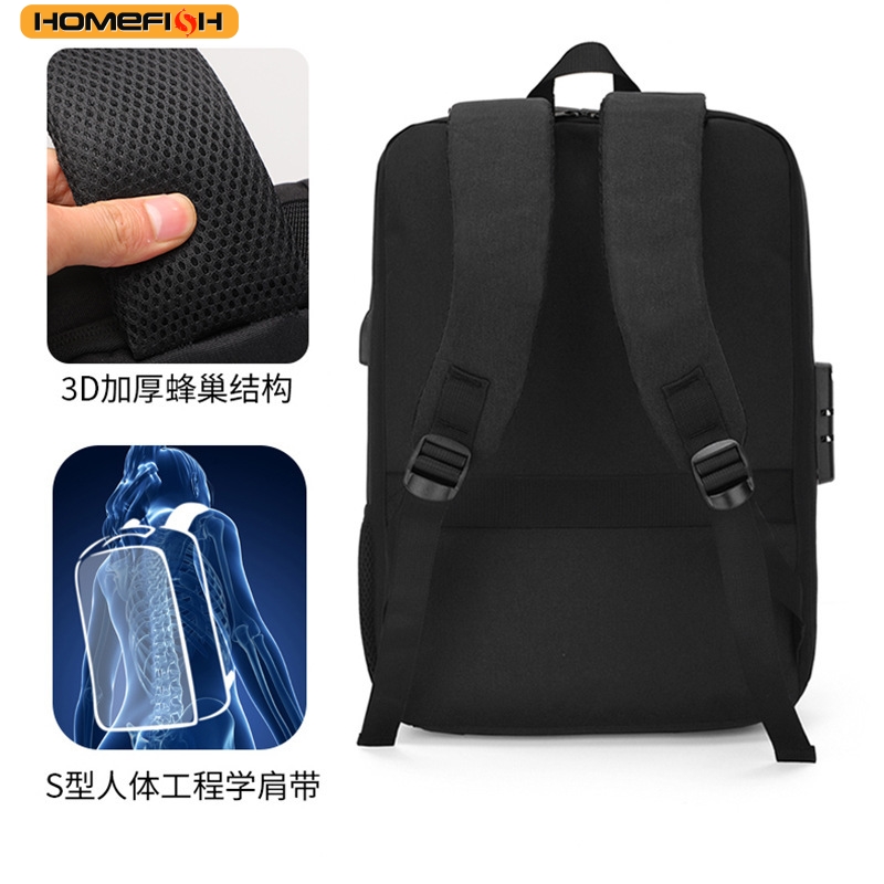 Мужской модный рюкзак HOMEFISH – обзор и цена Laptop Backpack Anti Theft