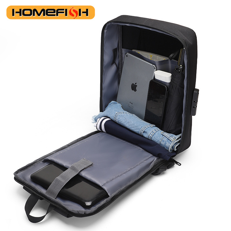 Мужской модный рюкзак HOMEFISH – обзор и цена Laptop Backpack Anti Theft