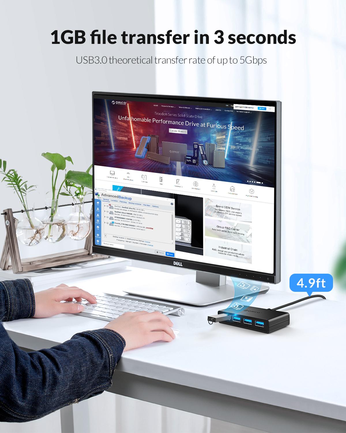 USB-концентратор ORICO с 4 пор – обзор и цена Laptop Accessories For Programmers