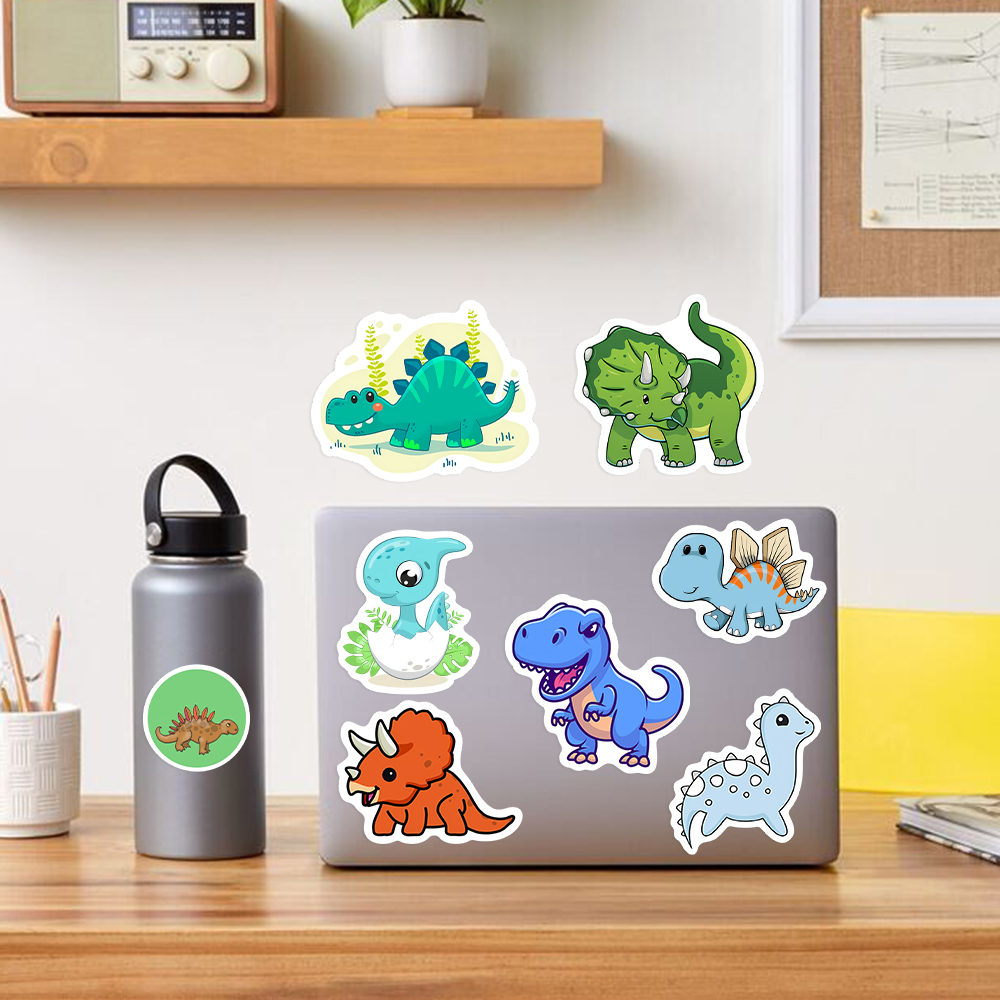 Милые милые наклейки с динозав – обзор и цена Laptop Accessories Kids