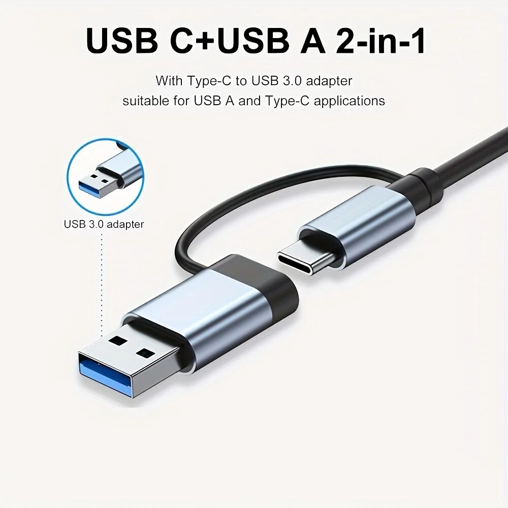 USB-хаб 2-в-1 с 7 портами USB  – обзор и цена Laptop Accessories For Programmers